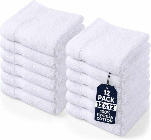 24x face cloth - 100%, egyptian