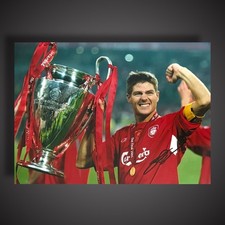 Hand Signed Steven Gerrard