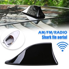 Car SUV Truck Shark Fin Black Roof Antenna Aerial FM/AM Radio Signal Universal
