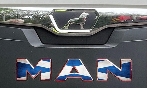 Man cab front badge sticker - badge,
