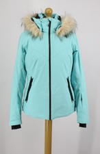 DEGRE 7 WOMENS GEOD FAUX FUR SKI JACKET SIZE 40 UK 12 LAGON RRP £359 IB