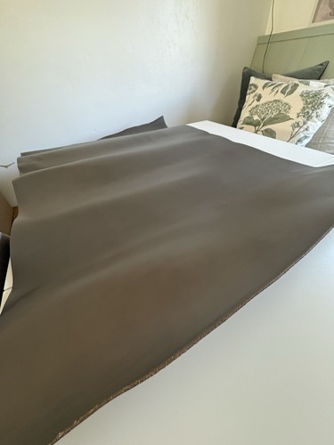 Grey vegetable tanned - tanned, leather
