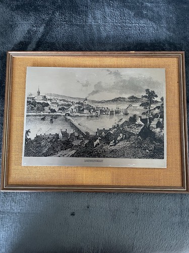 Vintage retro metal etching - retro,