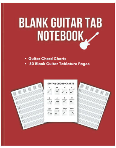 Blank guitar tab notebook - guitar,