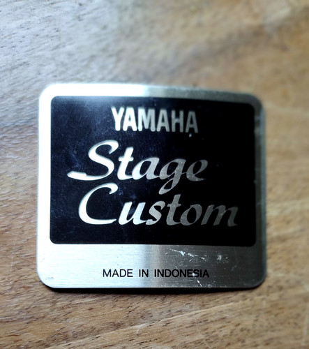 Badge yamaha stage - stage, custom