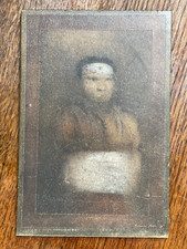 Georges Bru (1933-2023) - Mixed media on panel - Signed - Character - XX