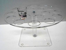 Shot glass serving stand holds