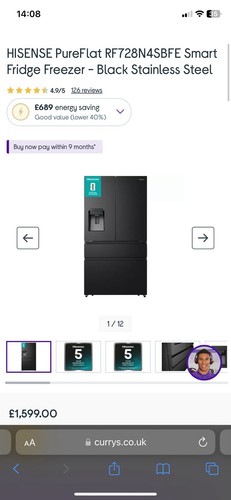 Hisense pureflat rf728n4sbfe - hisense,