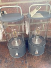 USB Portable Garden Lantern Nordic Lamp Camping Torch Outdoor Lighting 