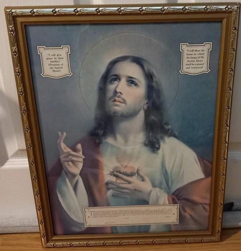 Vintage sacred heart - vintage, of