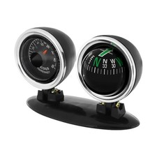 Dash Mount Compass Navigation Ball with Temperature Tester For Car