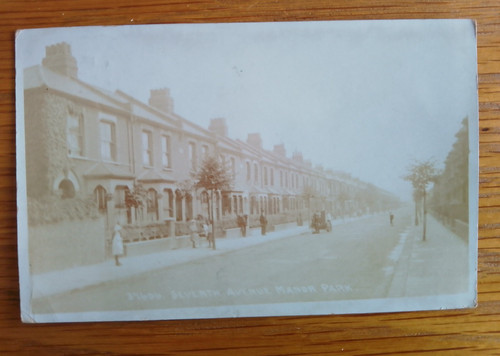 Vintage postcard seventh - vintage, postcard-seventh