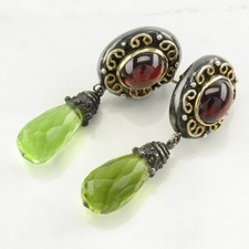 Sevan Garnet Stud Dangle