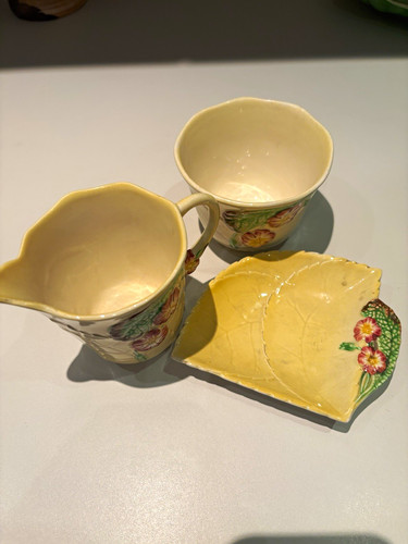 Carlton ware floral - floral, pink