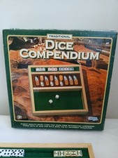 Traditional Dice Compendium Wooden Board Game Gibsons  Family Fun Night In 