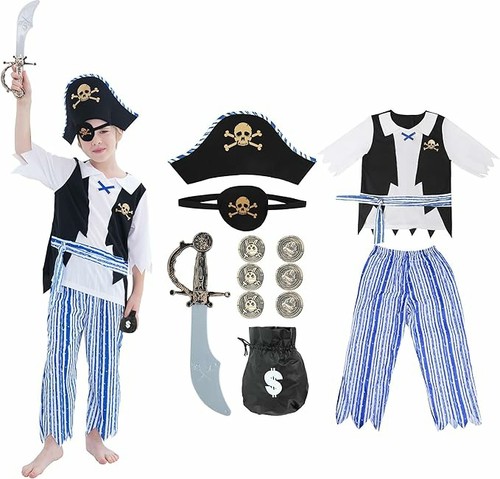 Boy pirate captain costume - boy's,