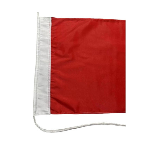 Red boating flag - flag, polyester