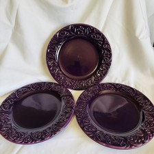 Vintage Set of 3 Purple