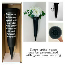 Those we love don't go away | Grave Vase/Flower Pots | Graveside/Cremation vase
