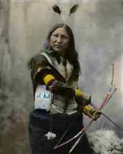 A4 print Native American Indian Chief Bow Arrow