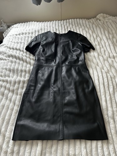 Black faux leather - ,