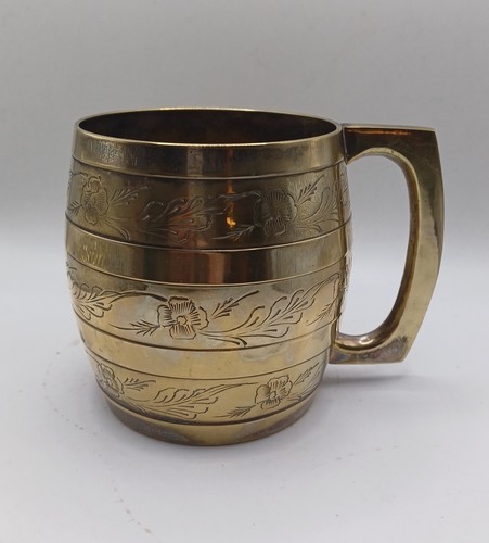 Vintage epns brass tankard - vintage,