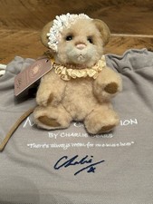 Charlie Bears Jasmine Mohair Minimo Mouse Limited Edition Of 600 + Bag & Tags