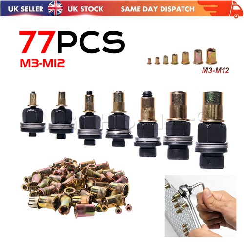 77pcs rivet nut tool rivnut - 77pcs,