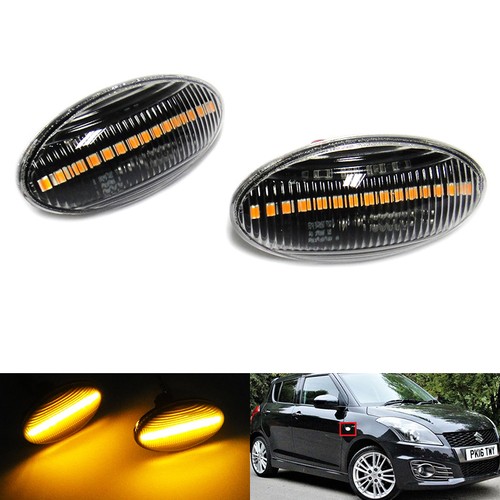 Clear side indicator - 2x, led