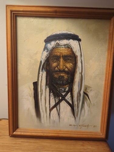 Oil painting muslim - oil,