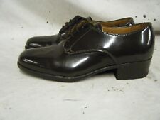 British Army RAF Womans Girls Brown Officers Leather Parade Shoes Size 3 35 225=