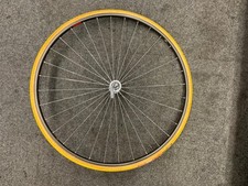 front only race bike wheel with Campagnolo record hub