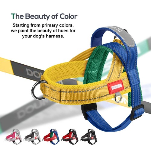 Reflective pull dog harness - reflective,