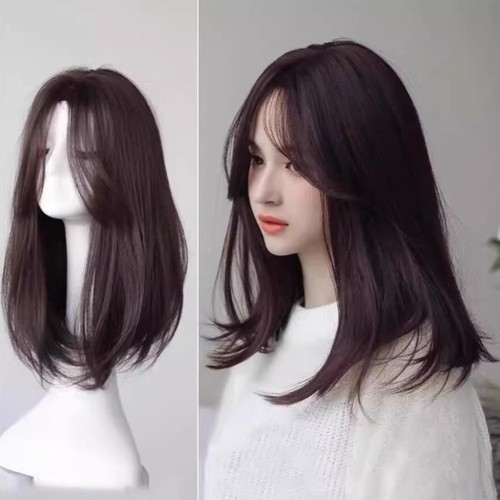 Short straight hair wig - straight,