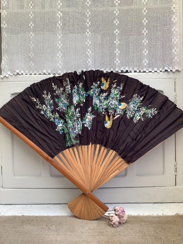Huge vintage hand painted - vintage,