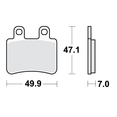 Brake pads scooter trw lucas - brake,