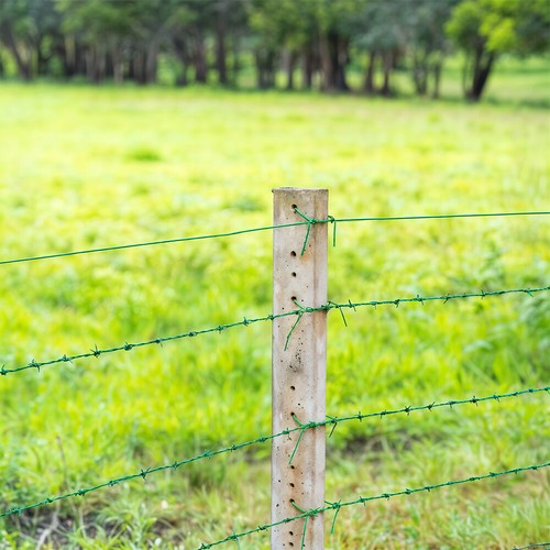 Barbed wire pvc coated - wire,