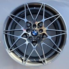 666M 20” GENUINE BMW M3 M4 FRONT ALLOY WHEEL FERRIC GREY BRIGHT TURNED 2287500