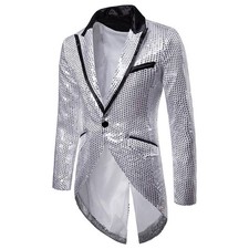 Mens Sequin Tailcoat Suit