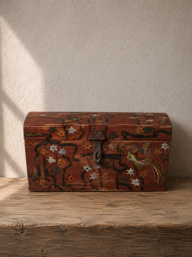 Vintage hand painting wooden - hand,