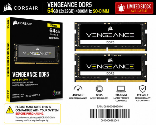 Corsair vengeance 64gb - 🔥,