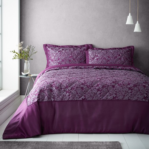 Jacquard damask floral - jacquard, quilted