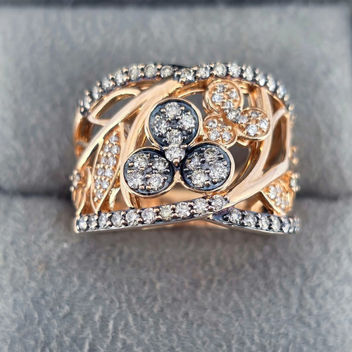 14kt levian rose gold wide - levian,