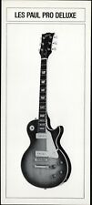 1981 Gibson Les Paul Pro Deluxe promo sheet case candy