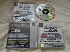 Italian Job PS1 (COMPLETE) car driving racing Sony Playstation platinum