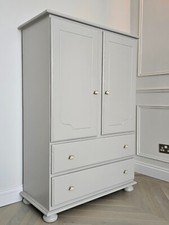 Solid Nursery, Children's wardrobe painted in Farrow&Ball FREE DELIVERY