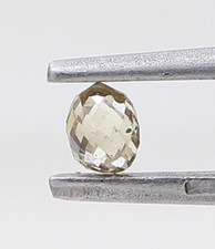 BROWN COLOR BRIOLETTE SHAPE 0.16CT 3 MM CHECKERCUT DIAMOND FANCY NATURAL DIAMOND