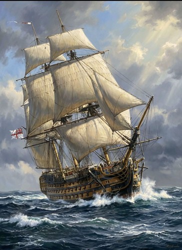 Victory out on - h.m.s,