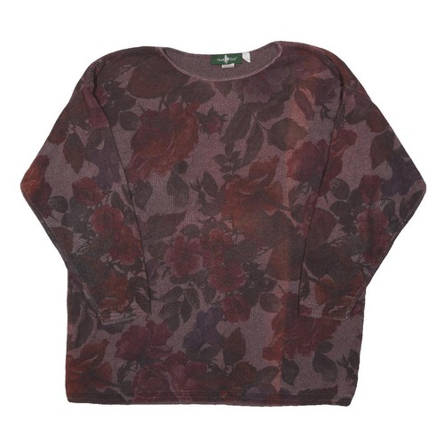 Hunt club womens maroon - maroon, floral