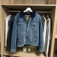 Levis Mens Denim Jacket Sherpa